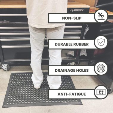 non-slip rubber drainage mat