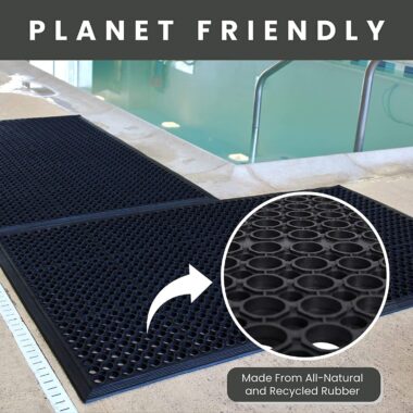 non-slip rubber drainage mat