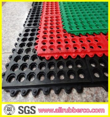 rubber anti-fatigue waterproof floor mat