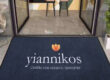 hotel entrance advertising logo mat