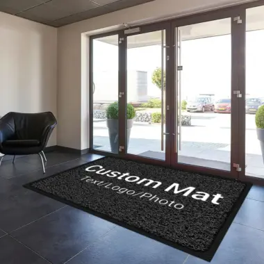 personalized business entrance doormat