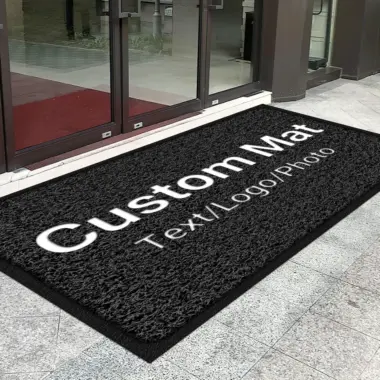personalized business entrance doormat