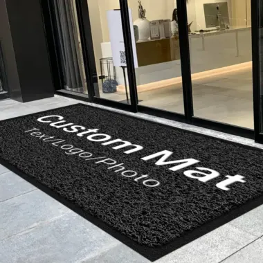 personalized business entrance doormat