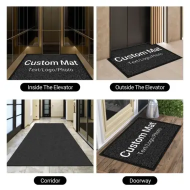 personalized business entrance doormat