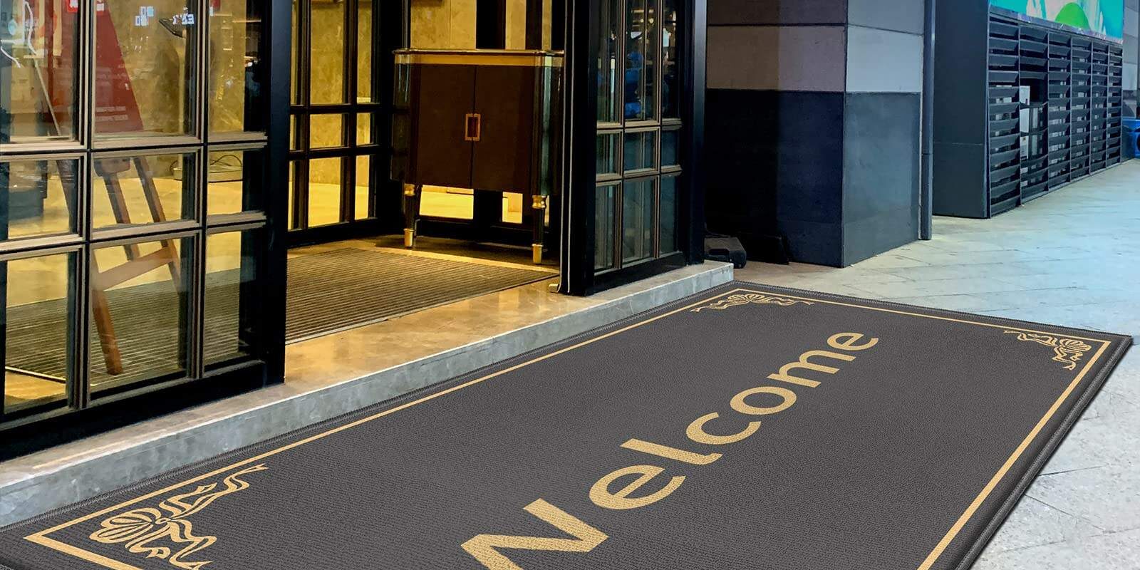 rubber dust control entrance mat