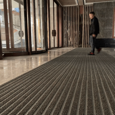 rubber dust control entrance mat