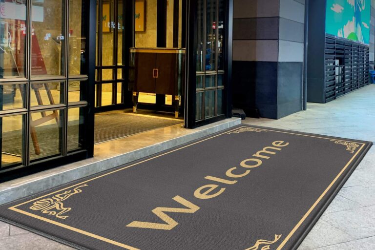 rubber dust control entrance mat