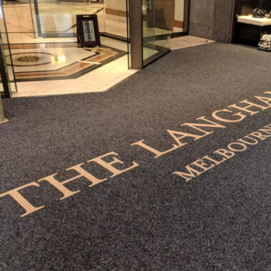 rubber dust control entrance mat