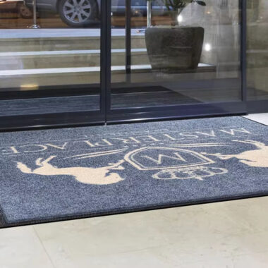 rubber dust control entrance mat