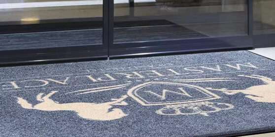 rubber dust control entrance mat