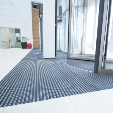 rubber dust control entrance mat