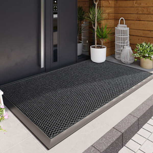 3D elastic outdoor entrance mat
