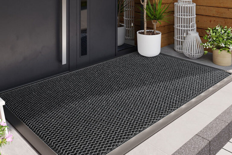 3D elastic outdoor entrance mat