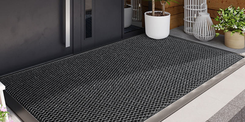 3D elastic outdoor entrance mat