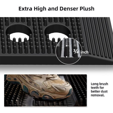 Waterproof outdoor entrance logo mat