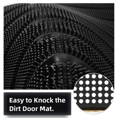 Waterproof outdoor entrance logo mat