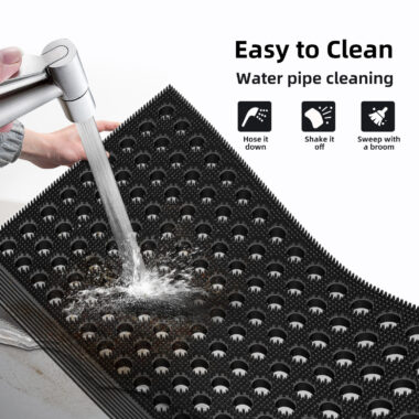 Waterproof outdoor entrance logo mat