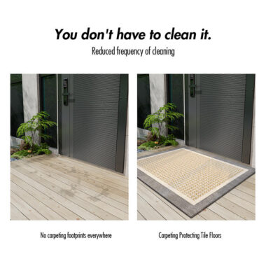 anti-slip custom logo entrance mat