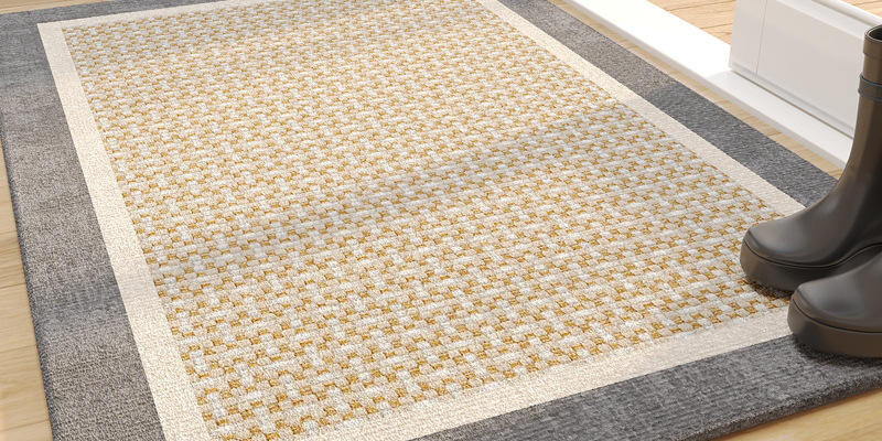 anti-slip custom logo entrance mat