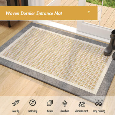 anti-slip custom logo entrance mat