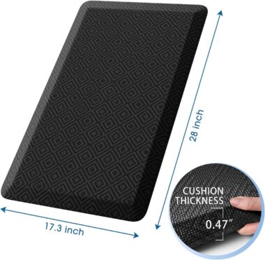 PVC anti-fatigue kitchen floor mat