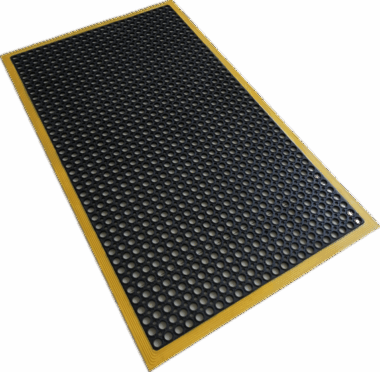Perforated Anti-Slip Wet-Area & Drainage Mats for Pools and Workstations