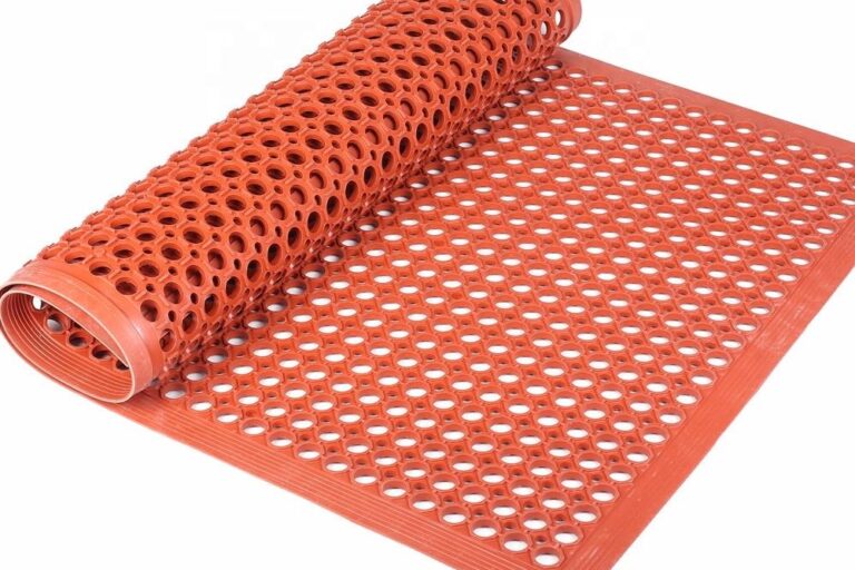 Perforated Anti-Slip Wet-Area & Drainage Mats for Pools and Workstations