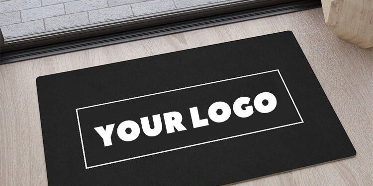 custom logo carpet front entrance doormat