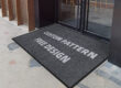 outdoor welcome entrance logo doormat