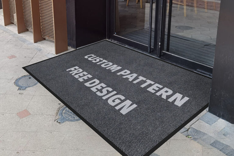 Welcome Entrance & Logo Mats Non-Slip Rubber Outdoor Commercial Doormat (1) outdoor welcome entrance logo doormat