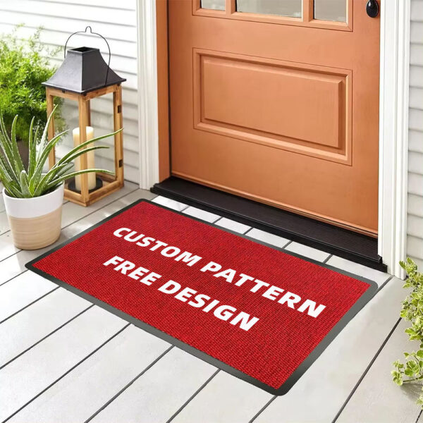 outdoor welcome entrance logo doormat