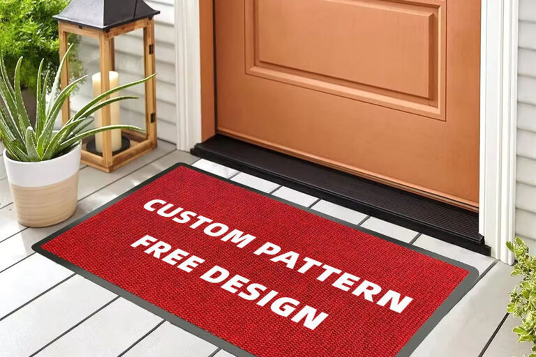 outdoor welcome entrance logo doormat
