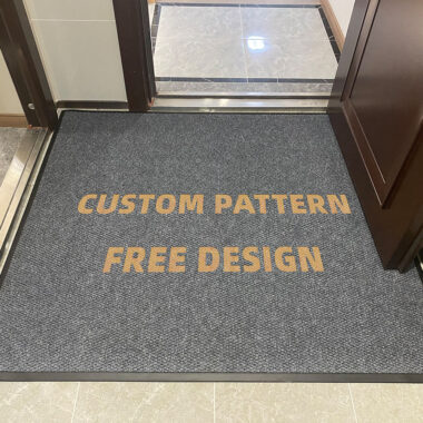 outdoor welcome entrance logo doormat