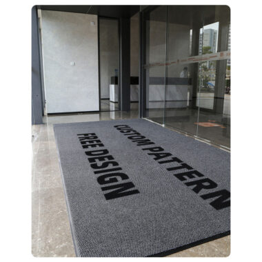 outdoor welcome entrance logo doormat
