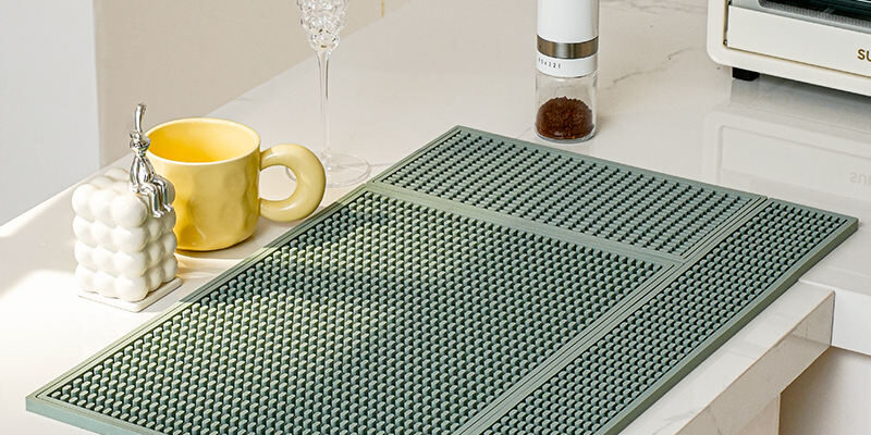 Anti-slip silicone PVC bar counter mat