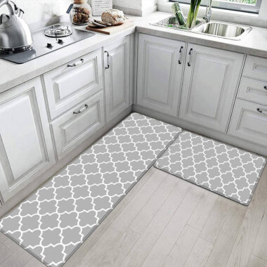 Anti-slip cushioned PVC kitchen mat