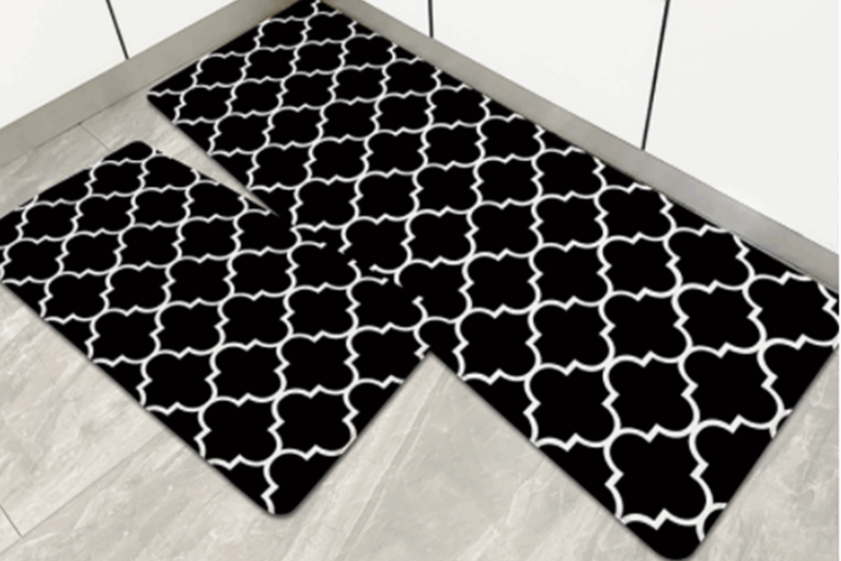 Anti-slip cushioned PVC kitchen mat